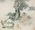 A family under the tree (수하일가도 樹下一家圖)