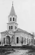 The Lutheran church of Vesela Dolyna (Romanian: Cleaștiţa, German: Klöstitz), situated in Budjak, initially populated by Bessarabian Germans (up until 1940)