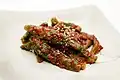 Kkwari-gochu-jangajji (pickled shishito peppers)