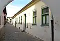 Hrnčiarska (Potter's) Street, nowadays home to the Craftsman's Lane series of workshops