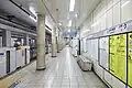 Hibiya Line platforms