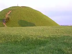 Krakus Mound in the Podgórze district of Kraków