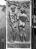 Max Klinger as Adam in Adam and Eve by Carl Seffner