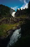 View of the falls
