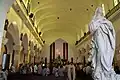 Interior of Santa Clara de Asís Cathedral.