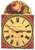 Painted clock (Lackschilduhr) for the French market, Joseph Hummel, around 1840(Inv. 04-0616)