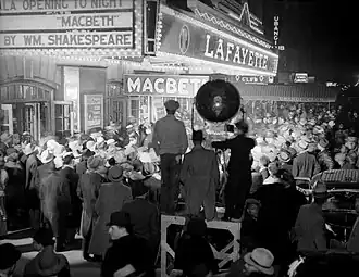 Opening night