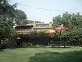 A shaded sitting area