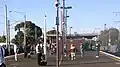 Southbound view from Platform 2, March 2012