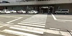 Sharrows along Parkway Drive in Ayala Center in Makati