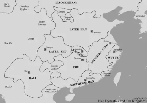 Later Han in 949 AD