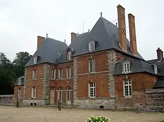 The chateau of Le Mesnil-Geffroy
