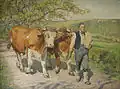 'Le Paysan', 'The Peasant farmer' 1894 OOC 240 x 310 cm