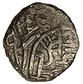 Leaded copper Jital of Muizz al-din Muhammad bin Sam