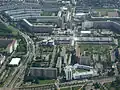 Allee Center (center of image)