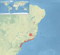 Map of range