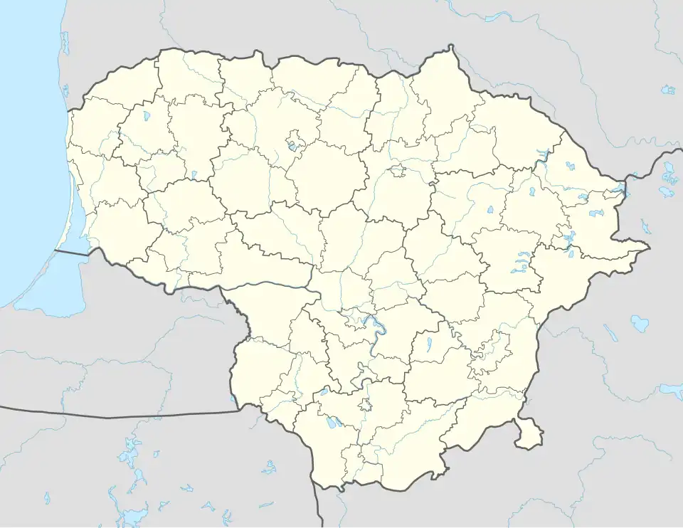 Juodkrantė is located in Lithuania