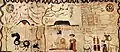 The life depicted on the tomb wall (Astana Cemetery)
