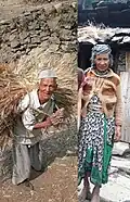 Local people in traditional attire