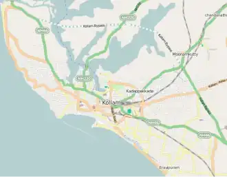 Polayathode is located in Kollam