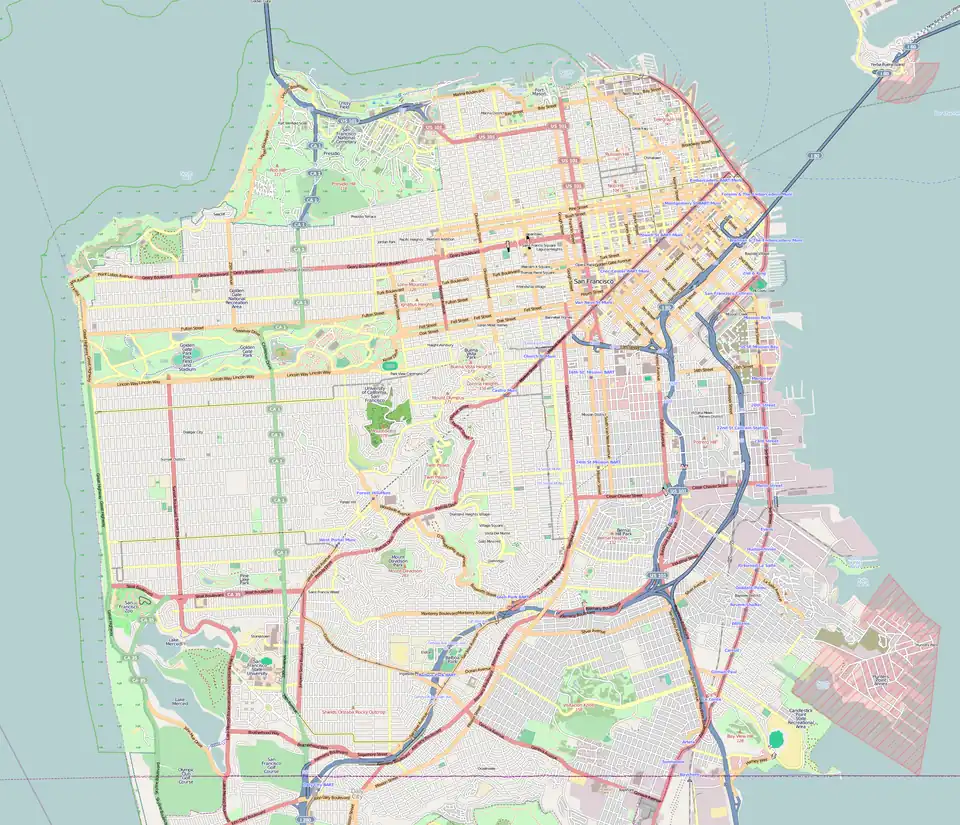 Fort Funston is located in San Francisco County