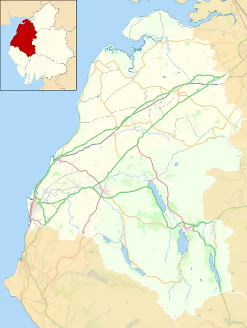 Ewanrigg is located in the former Allerdale Borough