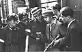Polish soldiers reading a German leaflet during the Warsaw Uprising