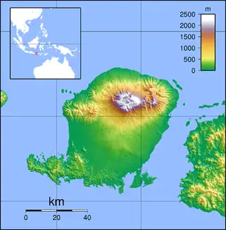 Central Lombok Regency is located in Lombok