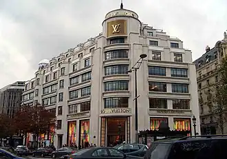 Louis Vuitton boutique on the Champs-Élysées.