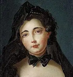 Louis Vigée, Portrait of a young widowed woman