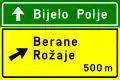 III-207 Signpost for the exit