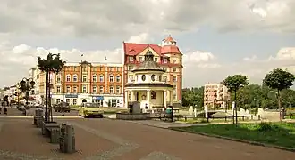 Part of Old Town and the city's iconic chapel