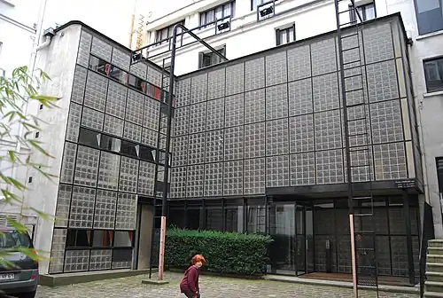The Glass House by Pierre Chareau 31, rue Saint-Guillaume VIIe arrondissement, (1928–31)
