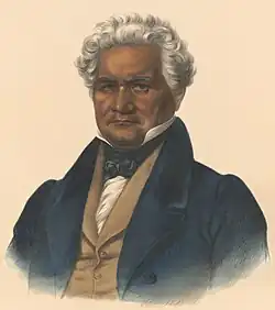 Contemporary painting of the Ridge in European clothing