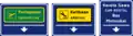 Airport gantry sign