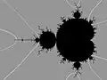 External rays for angles of form : n / ( 24 - 1) (1/15,2/15) (3/15, 4/15) (6/15, 9/15) landing on the root point c= -5/4 (7/15, 8/15) (11/15,12/15) (13/15, 14/15) landing on the root points of period 4 components.
