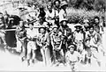 Bulgarian Company of Yiftach Brigade with a convoy to Manara, 1948