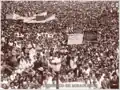 Protesters in Caracas in 1945.