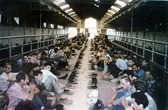 Bosniak civilian detainees of Bosanska Krajina in Manjača camp