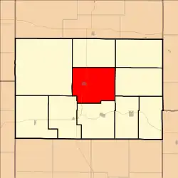Location in Elk County