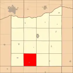 Location in Butler County