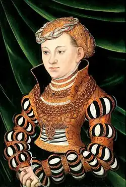 Maria of Saxony (1515–1589), by Lucas Cranach the Elder