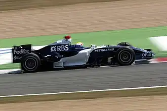 Webber competing at the 2006 French Grand Prix in a Williams car