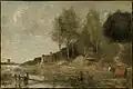 Marsh at Bove, near Amiens (19th century), oil on canvas, 9 7/16 x 13 7/8 in. (24 x 35.3 cm), Imitator of Jean-Baptiste-Camille Corot, Clark Art Institute