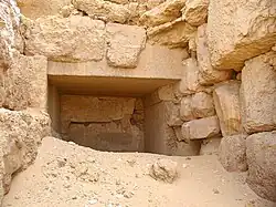 Entrance to the subterranean chambers