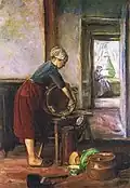 Max Liebermann: In der Küche Privatsammlung