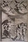 Book 12: The Expulsion. Anonymous artist, possibly Henry Aldrich.