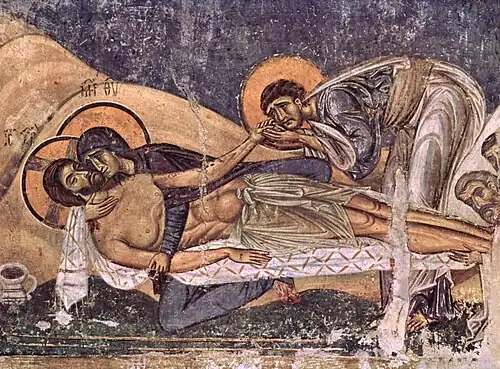 Fresco in the Church of Saint Panteleimon