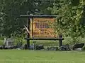 Welcome sign