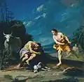 Mercury about to Kill Argus Having Lulled Him to Sleep by Jacopo Amigoni (1730–1732)